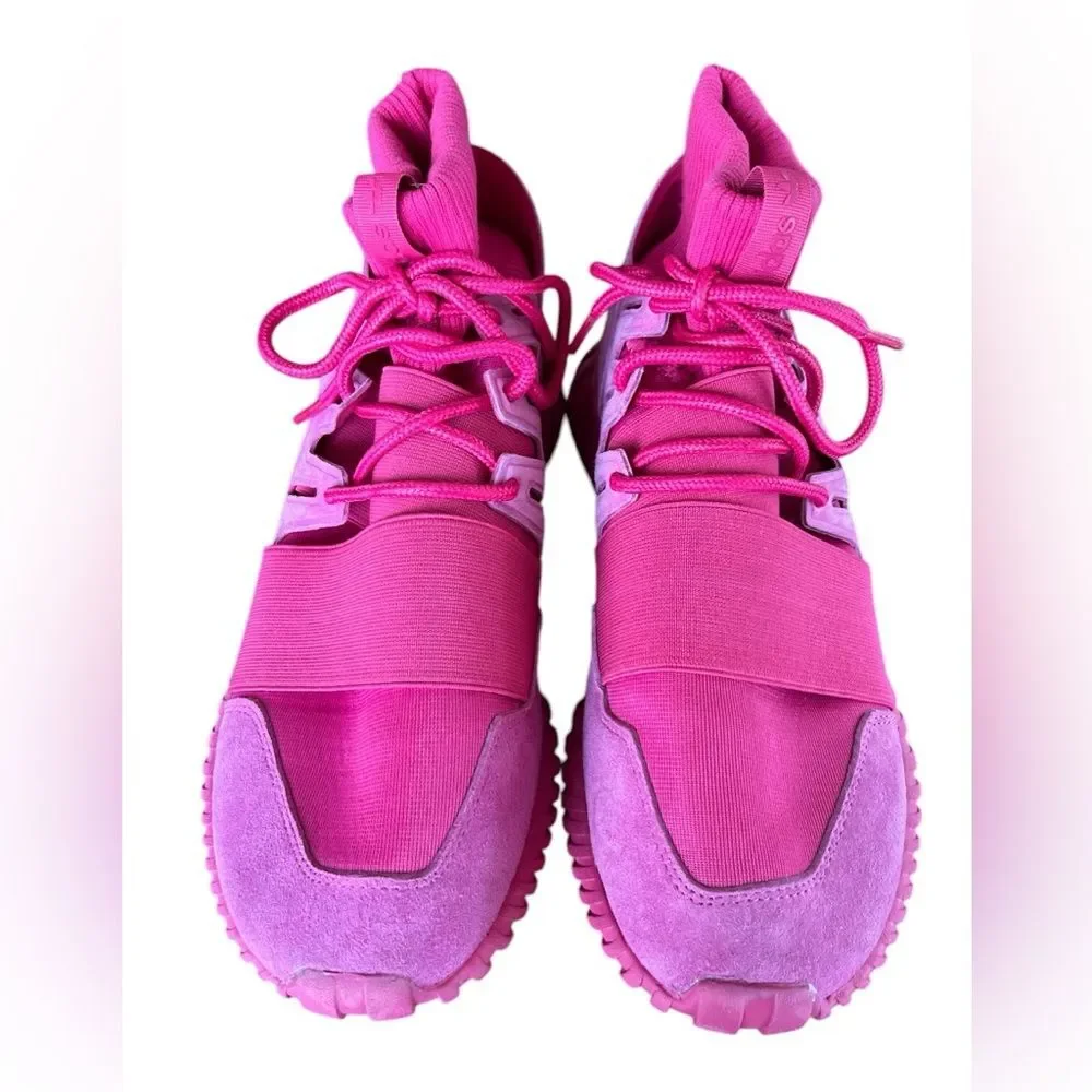 Adidas Tubular Doom Sneaker Size 9.5 Tonal Pink Bright Colorful Kicks!